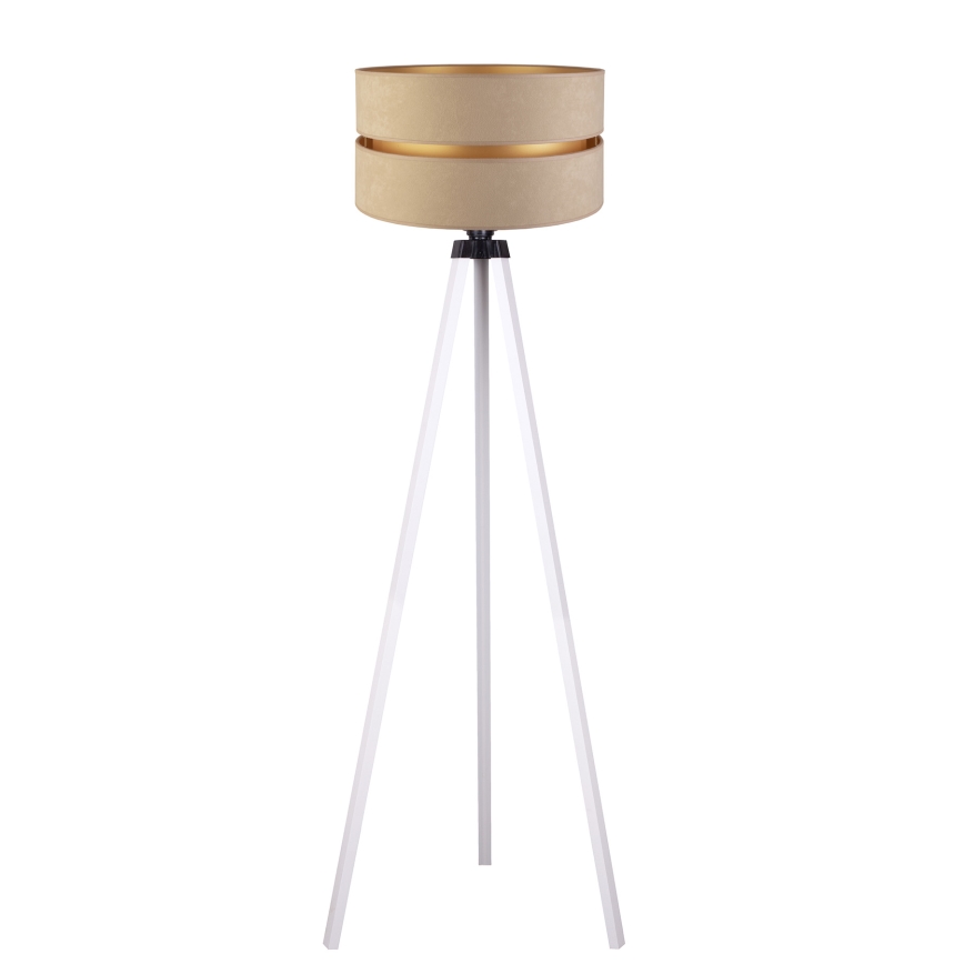Duolla - Staande Lamp DUO 1xE27/60W/230V diameter 44 cm beige/wit