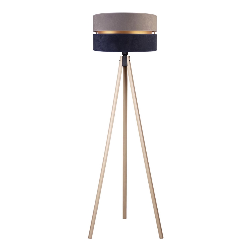 Duolla - Staande Lamp DUO 1xE27/60W/230V diameter 44 cm grijs/blauw/beige