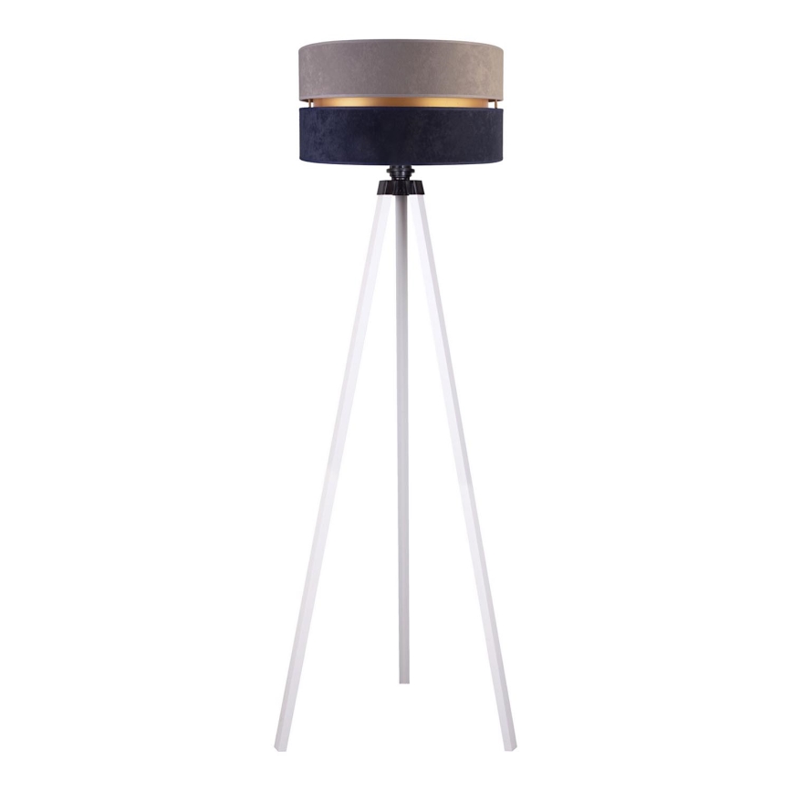Duolla - Staande Lamp DUO 1xE27/60W/230V diameter 44 cm grijs/blauw/wit
