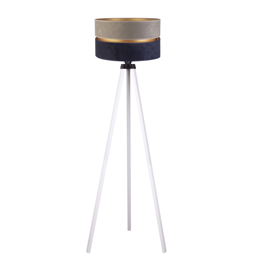 Duolla - Staande Lamp DUO 1xE27/60W/230V diameter 44 cm grijs/blauw/wit