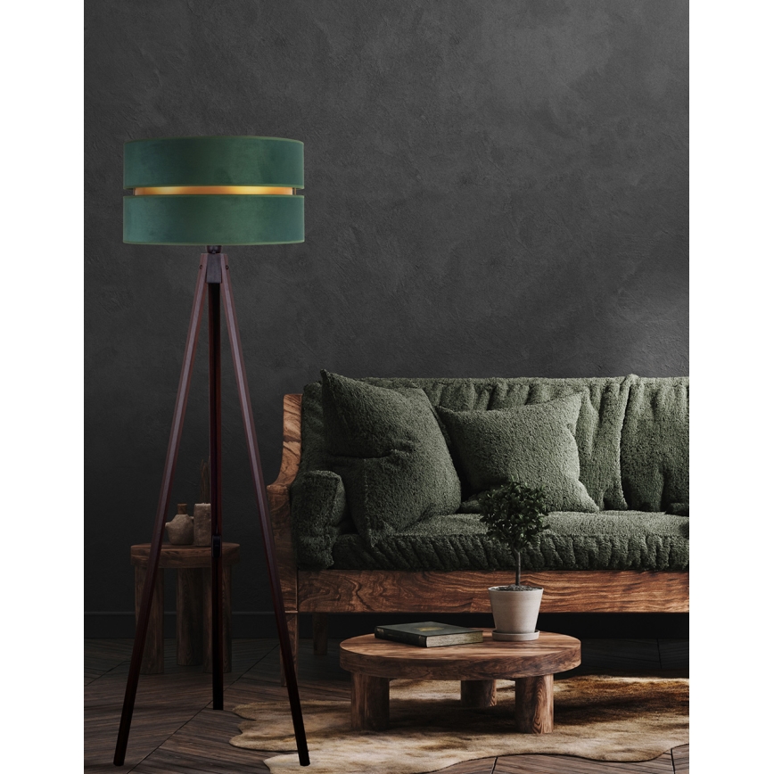 Duolla - Staande Lamp DUO 1xE27/60W/230V diameter 44 cm groen/wengé