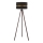 Duolla - Staande Lamp DUO 1xE27/60W/230V diameter 44 cm zwart/bruin