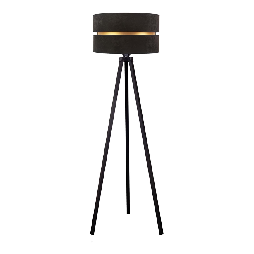 Duolla - Staande Lamp DUO 1xE27/60W/230V diameter 44 cm zwart/wengé