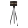 Duolla - Staande Lamp DUO 1xE27/60W/230V diameter 44 cm zwart/wengé