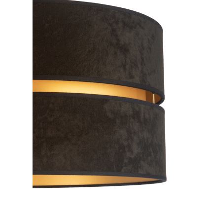 Duolla - Staande Lamp DUO 1xE27/60W/230V diameter 44 cm zwart/wengé