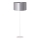 Duolla - Stojací  lamp CANNES 1xE27/15W/230V diameter 45 cm zilver/wit