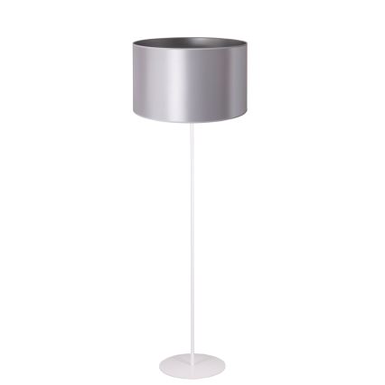 Duolla - Stojací  lamp CANNES 1xE27/15W/230V diameter 45 cm zilver/wit