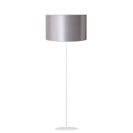 Duolla - Stojací  lamp CANNES 1xE27/15W/230V diameter 45 cm zilver/wit