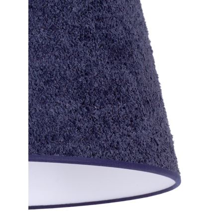 Duolla - Tafellamp BOUCLE 1xE27/15W/230V diameter 28 cm blauw/hout