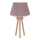 Duolla - Tafellamp BOUCLE 1xE27/15W/230V diameter 28 cm bruin/hout