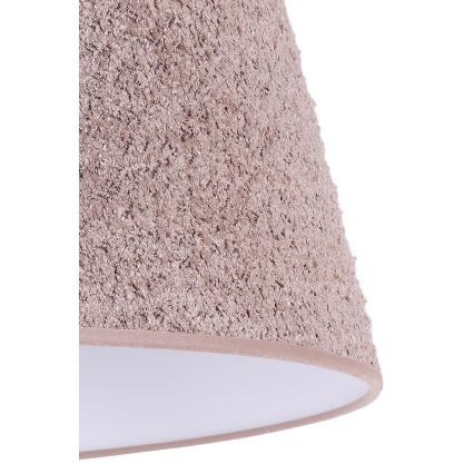 Duolla - Tafellamp BOUCLE 1xE27/15W/230V diameter 28 cm bruin/hout