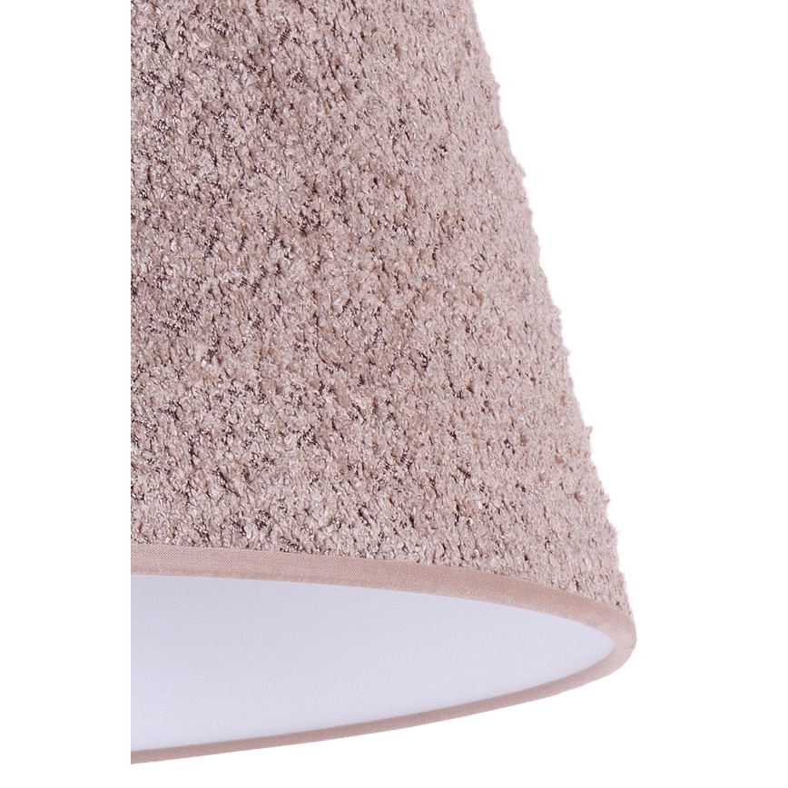 Duolla - Tafellamp BOUCLE 1xE27/15W/230V diameter 28 cm bruin/hout