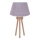 Duolla - Tafellamp BOUCLE 1xE27/15W/230V diameter 28 cm grijs/hout