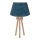 Duolla - Tafellamp BOUCLE 1xE27/15W/230V diameter 28 cm turquoise/hout