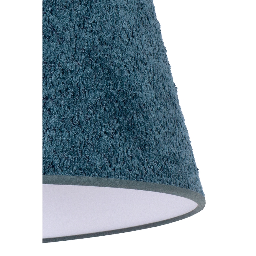 Duolla - Tafellamp BOUCLE 1xE27/15W/230V diameter 28 cm turquoise/hout