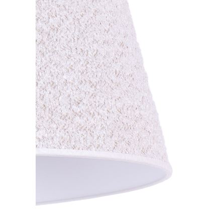 Duolla - Tafellamp BOUCLE 1xE27/15W/230V diameter 28 cm wit/hout