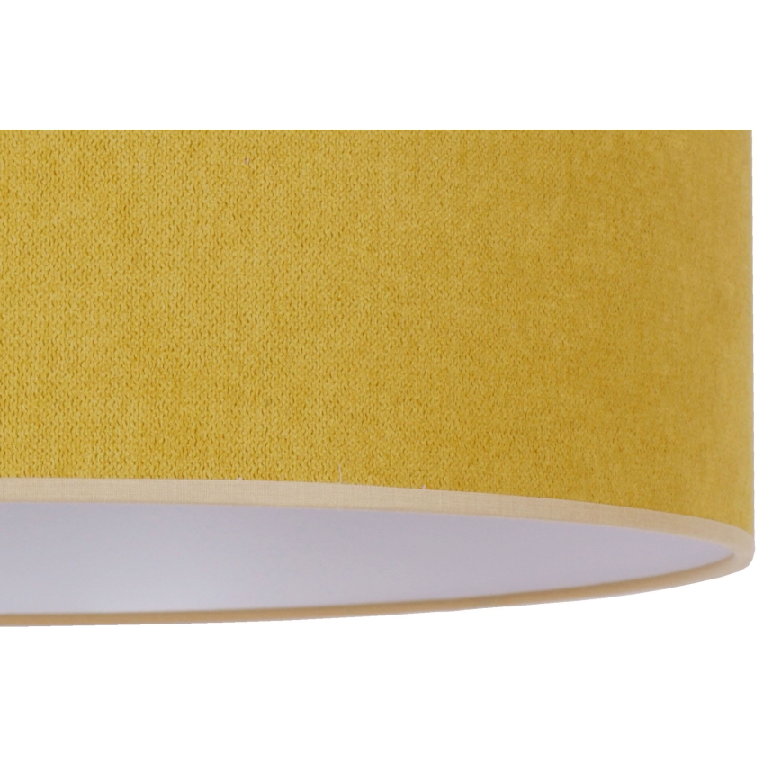 Duolla - Tafellamp BRISTOL 1xE14/15W/230V diameter 17,5 cm geel/wit