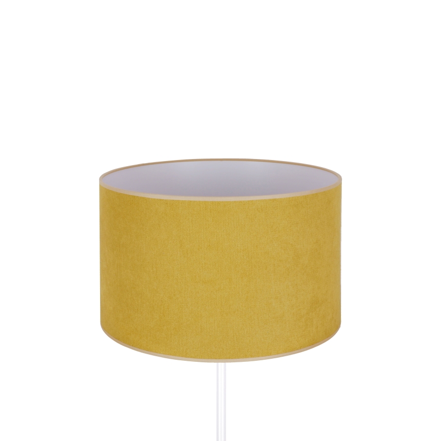 Duolla - Tafellamp BRISTOL 1xE14/15W/230V diameter 17,5 cm geel/wit