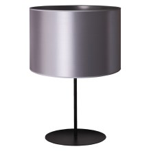 Duolla - Tafellamp CANNES 1xE14/15W/230V 20 cm zilver/zwart