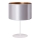 Duolla - Tafellamp CANNES 1xE14/15W/230V diameter 20 cm zilver/koper/wit