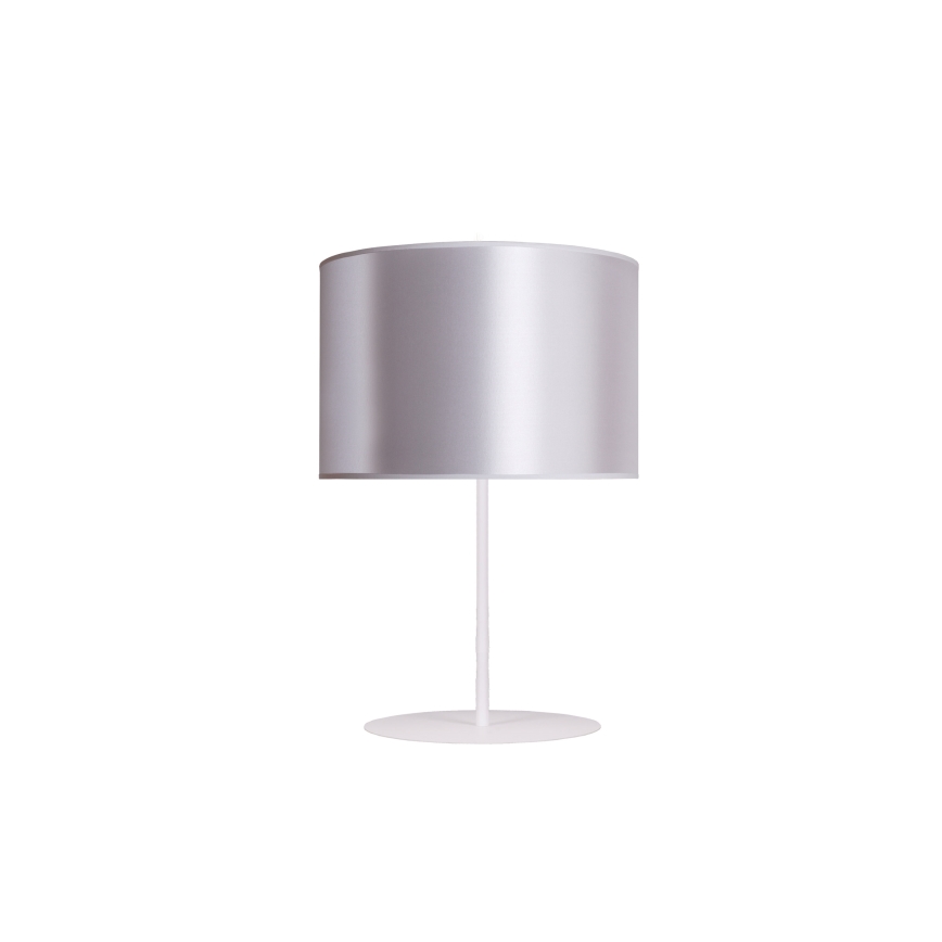 Duolla - Tafellamp CANNES 1xE14/15W/230V diameter 20 cm zilver/koper/wit