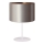 Duolla - Tafellamp CANNES 1xE14/15W/230V diameter 20 cm zilver/koper/wit