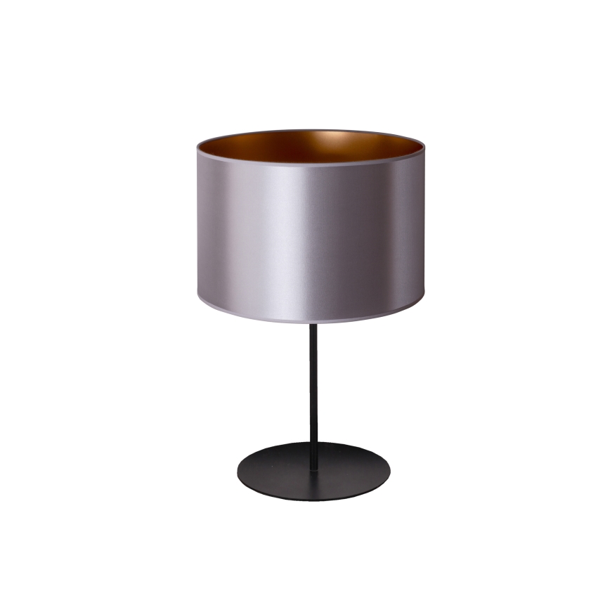 Duolla - Tafellamp CANNES 1xE14/15W/230V diameter 20 cm zilver/koper/zwart