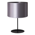 Duolla - Tafellamp CANNES 1xE14/15W/230V diameter 20 cm zilver/zwart