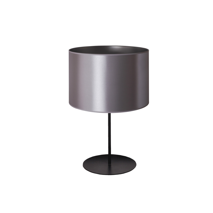 Duolla - Tafellamp CANNES 1xE14/15W/230V diameter 20 cm zilver/zwart
