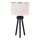 Duolla - Tafellamp LYON 1xE27/15W/230V diameter 30 cm crème