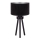 Duolla - Tafellamp LYON 1xE27/15W/230V diameter 30 cm zwart