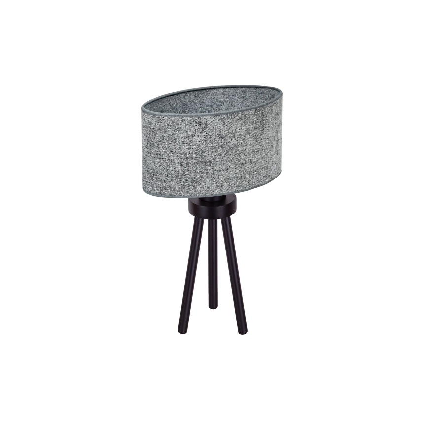 Duolla - Tafellamp OVAL 1xE27/15W/230V diameter 30 cm grijs