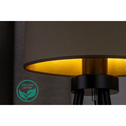 Duolla - Tafellamp OVAL VEGAN 1xE27/15W/230V diameter 30 cm beige