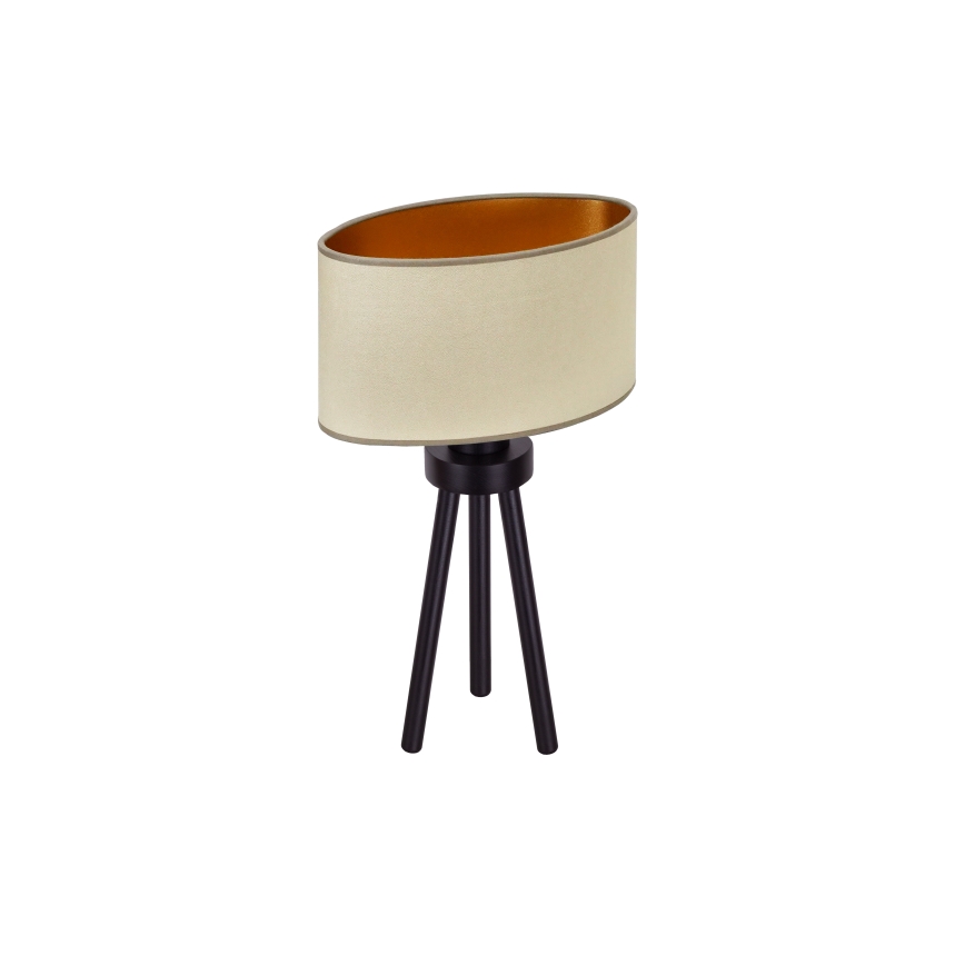 Duolla - Tafellamp OVAL VEGAN 1xE27/15W/230V diameter 30 cm beige