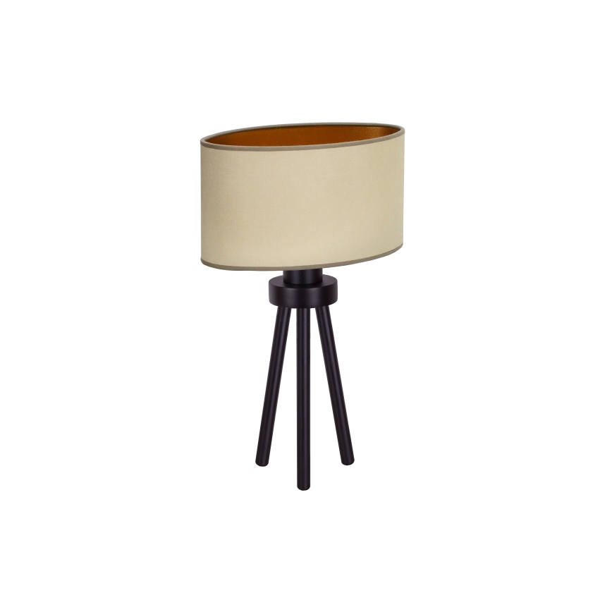 Duolla - Tafellamp OVAL VEGAN 1xE27/15W/230V diameter 30 cm beige
