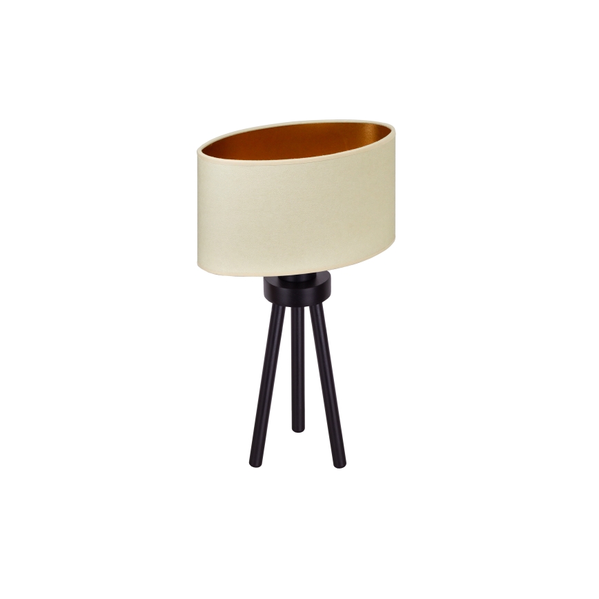 Duolla - Tafellamp OVAL VEGAN 1xE27/15W/230V diameter 30 cm crème