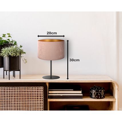 Duolla - Tafellamp ROLLER 1xE14/15W/230V diameter 20 cm beige/goud