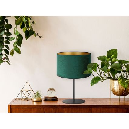 Duolla - Tafellamp ROLLER 1xE14/15W/230V diameter 20 cm donker groen/goud