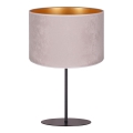 Duolla - Tafellamp ROLLER 1xE14/15W/230V diameter 20 cm grijs/goud