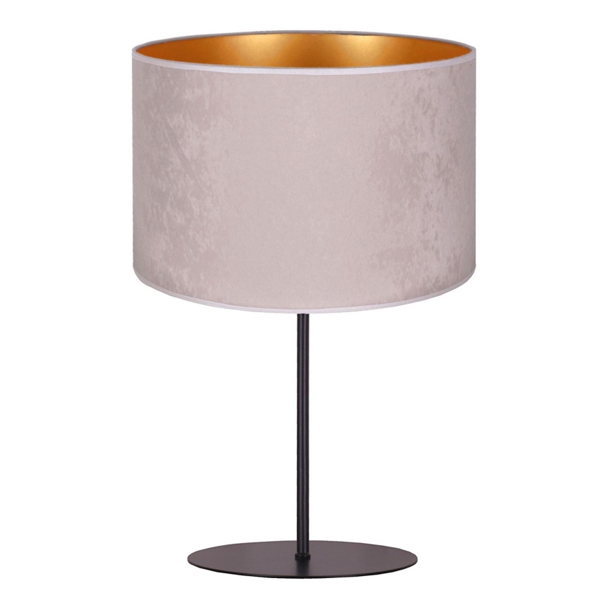 Duolla - Tafellamp ROLLER 1xE14/15W/230V diameter 20 cm grijs/goud