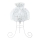 Duolla - Tafellamp SYMPHONY 1xE27/40W/230V diameter 28 cm wit