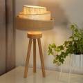 Duolla - Tafellamp YUTE TRIO 1xE27/15W/230V diameter 25 cm bruin/grijs/beige