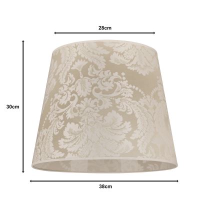 Duolla - Universele lampenkap CLASSIC L E27 pr. 38 cm goudkleurig