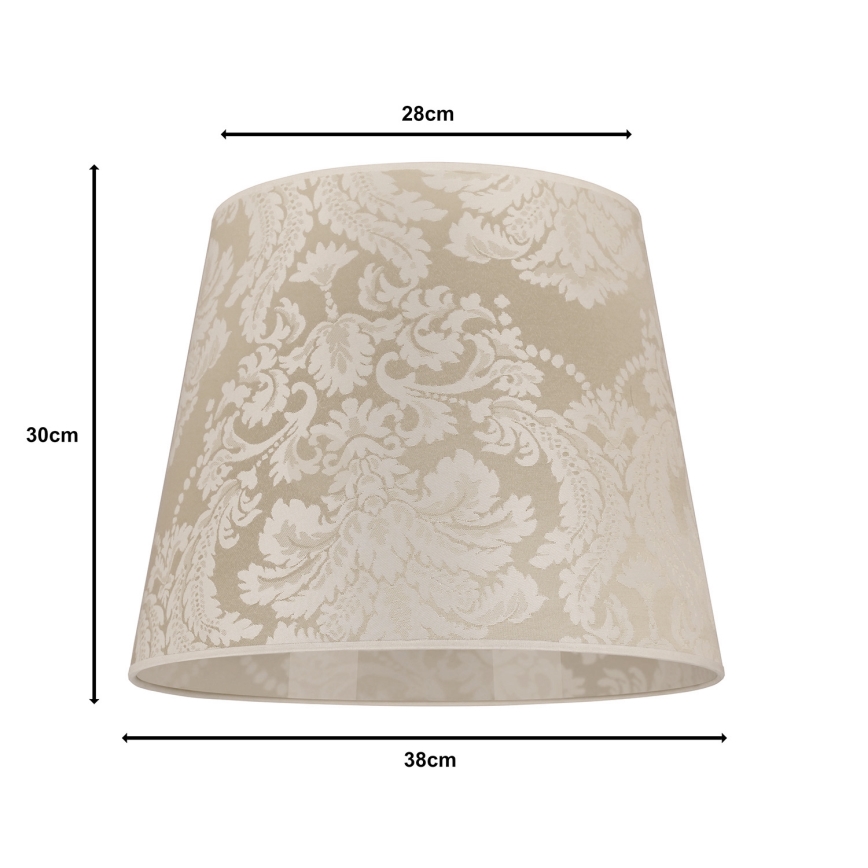 Duolla - Universele lampenkap CLASSIC L E27 pr. 38 cm goudkleurig