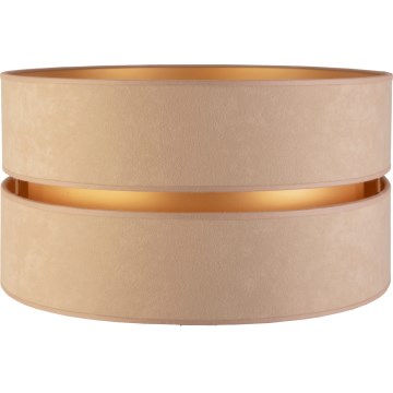 Duolla - Universele lampenkap DUO E27 pr. 40 cm beige/goud