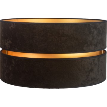 Duolla - Universele lampenkap DUO E27 pr. 40 cm zwart/goud