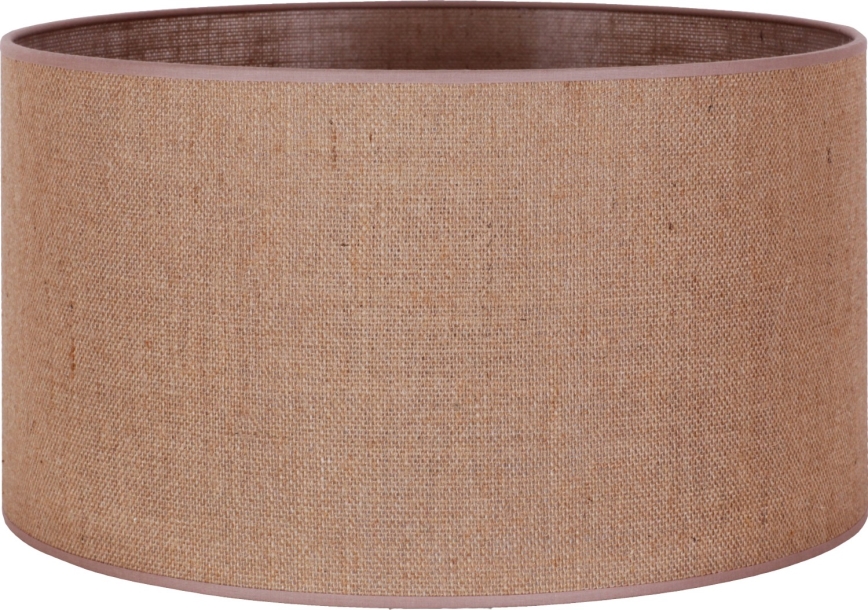 Duolla - Universele lampenkap E27 diameter 35 cm bruin