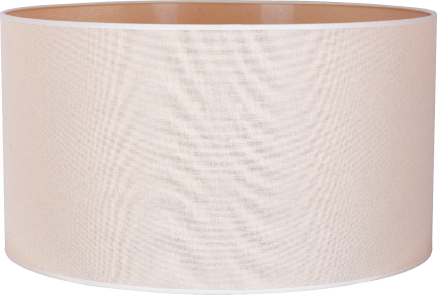 Duolla - Universele lampenkap E27 diameter 35 cm crème