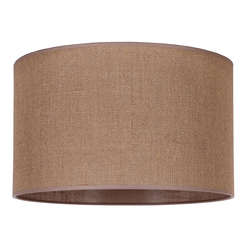 Duolla - Universele lampenkap ROLLER E27 diameter 50 cm bruin