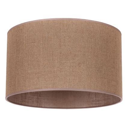Duolla - Universele lampenkap ROLLER E27 diameter 50 cm bruin